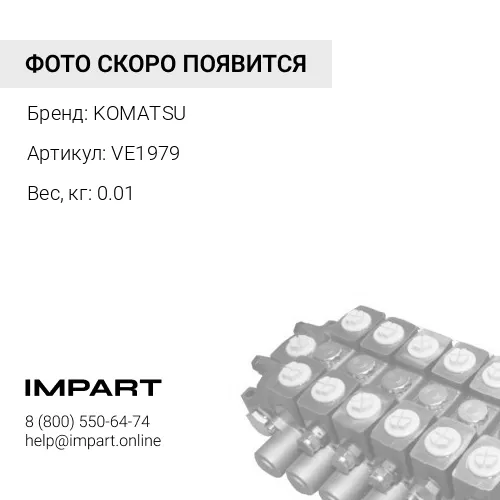 VE1979 УПЛОТНЕНИЕ (РЕЗИНА) ДЛЯ ГИДРАВЛИЧЕСКОЙ СИСТЕМЫ KOMATSU