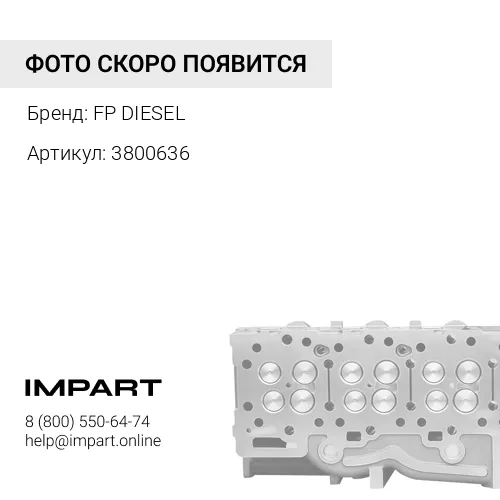 3800636 Клапан впускной в сборе