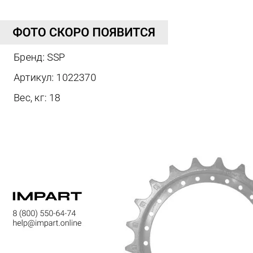 1022370 звездочка приводная SSP