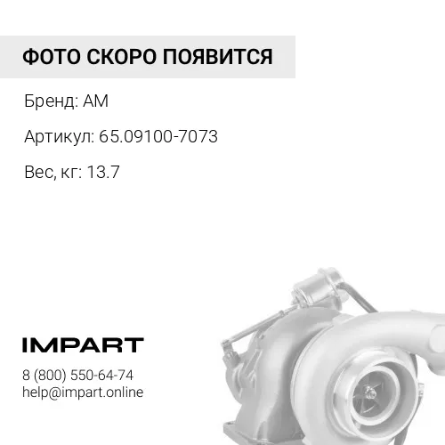 65.09100-7073 Турбокомпрессор CMP 65.09100-7073