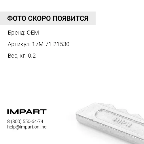 17M-71-21530 Гайка OEM