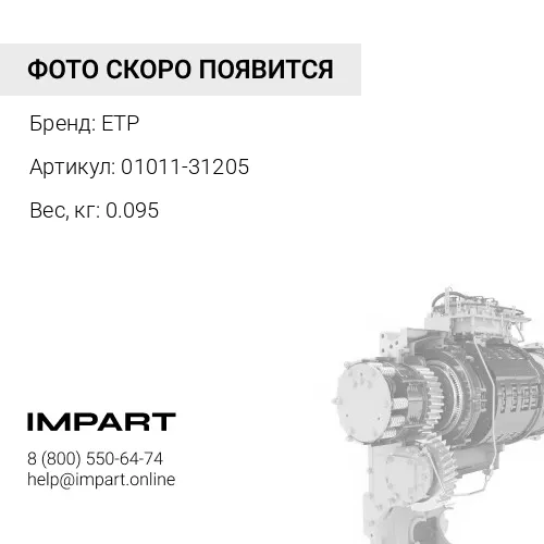 01011-31205 БОЛТ КОРПУСА КОРОМЫСЕЛ ETP