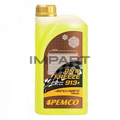 Антифриз PEMCO 913+ (-40) желтый (1 литров) PEMCO