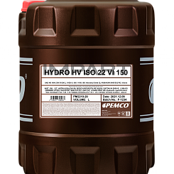 Масло гидравлическое PEMCO Hydro HV ISO 22 вязк.150 (20 литров) PEMCO