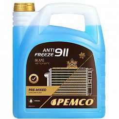 Антифриз PEMCO 911 (-40) синий (5 литров) PEMCO